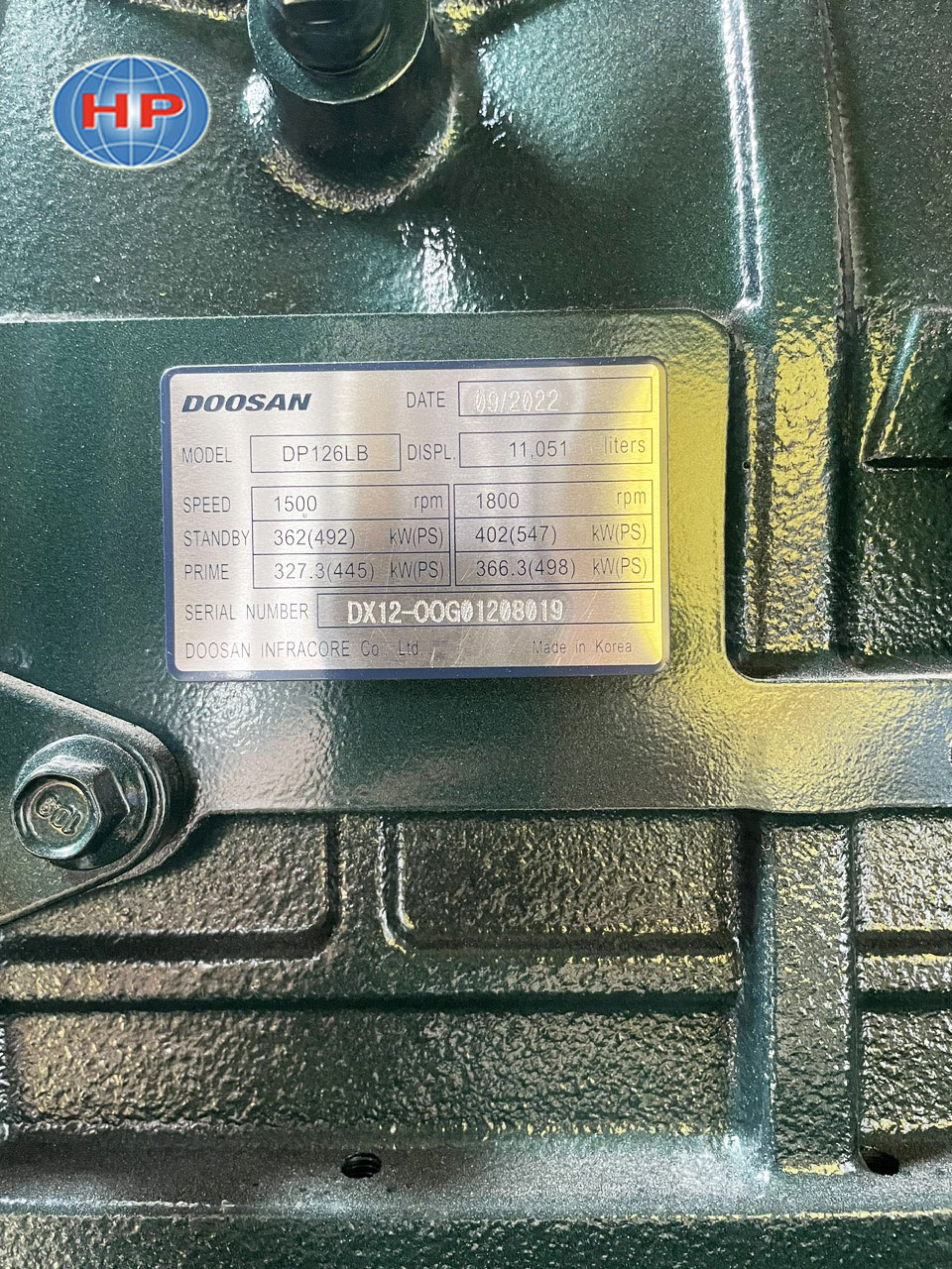 Động cơ Doosan - động cơ diesel 4 thì