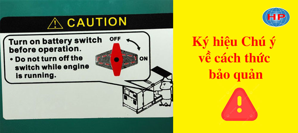 Chú ý về cách thức bảo quản