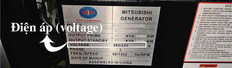 Điện áp (Voltage – V)