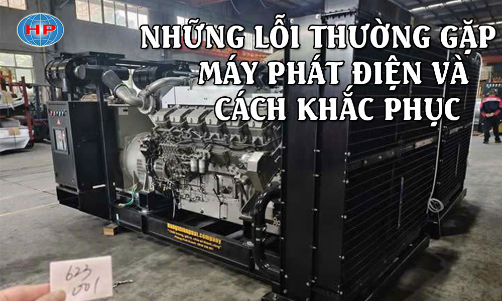Lỗi thường gặp ở máy phát điện