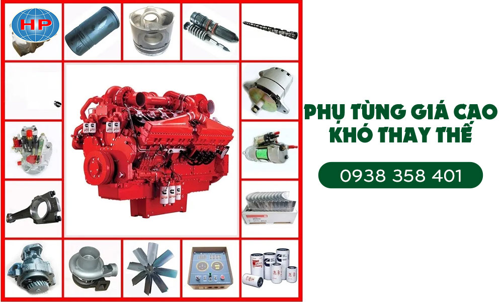 Phụ tùng giá cao và khó thay thế