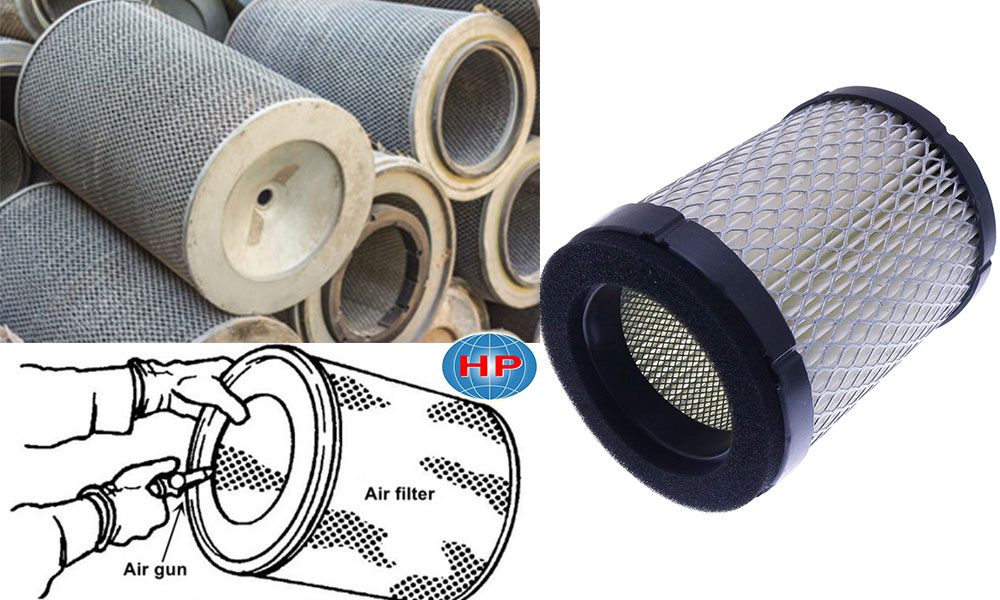 Bộ lọc gió bẩn hoặc tắc nghẽn