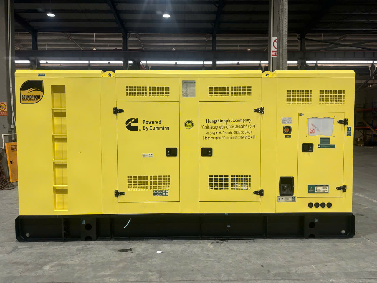 Máy phát điện chạy dầu công suất trung bình (100 – 500kVA)