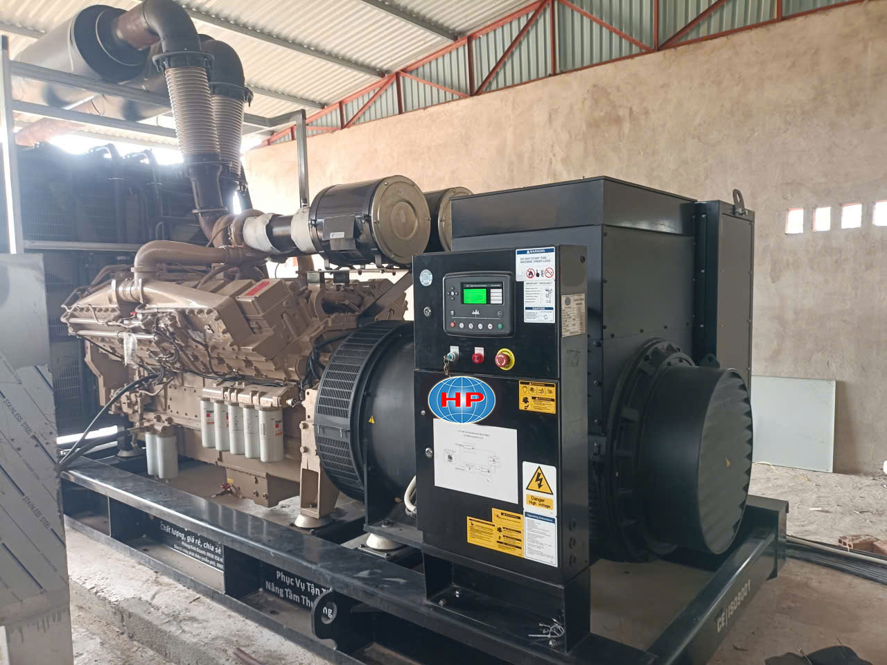 Bàn Giao Máy Phát Điện Yuchai 1250kVA cho Trạm Trộn Bê Tông - Hải Phòng - Hình 1