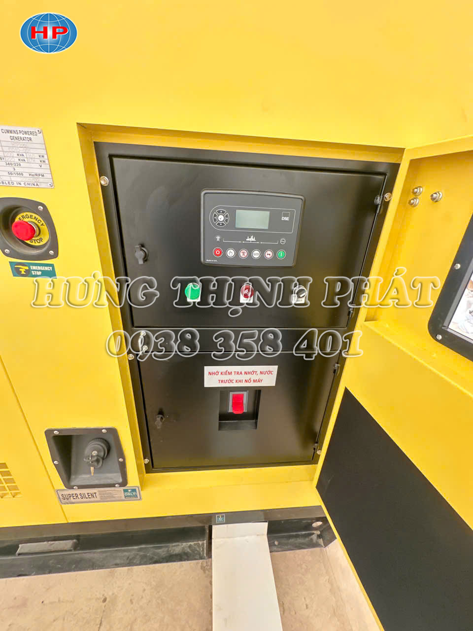 bảng điều khiển máy phát điện Cummins 220kVA