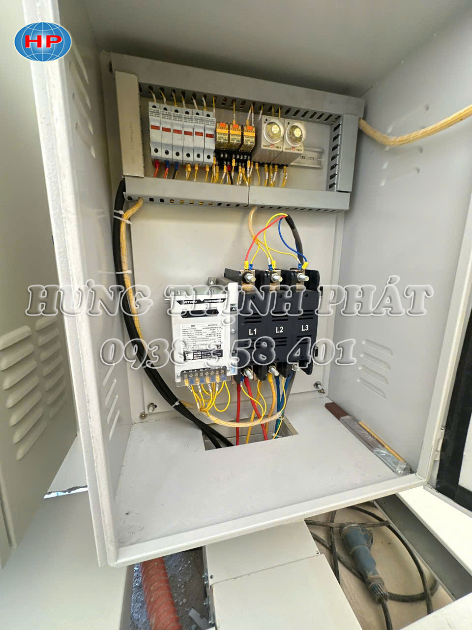 tủ điện máy phát điện cummins 220kva