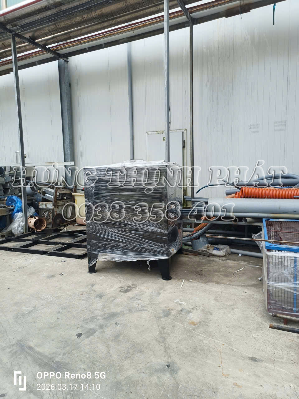 hệ thống ống xả máy phát điện Cummins 1100kVA