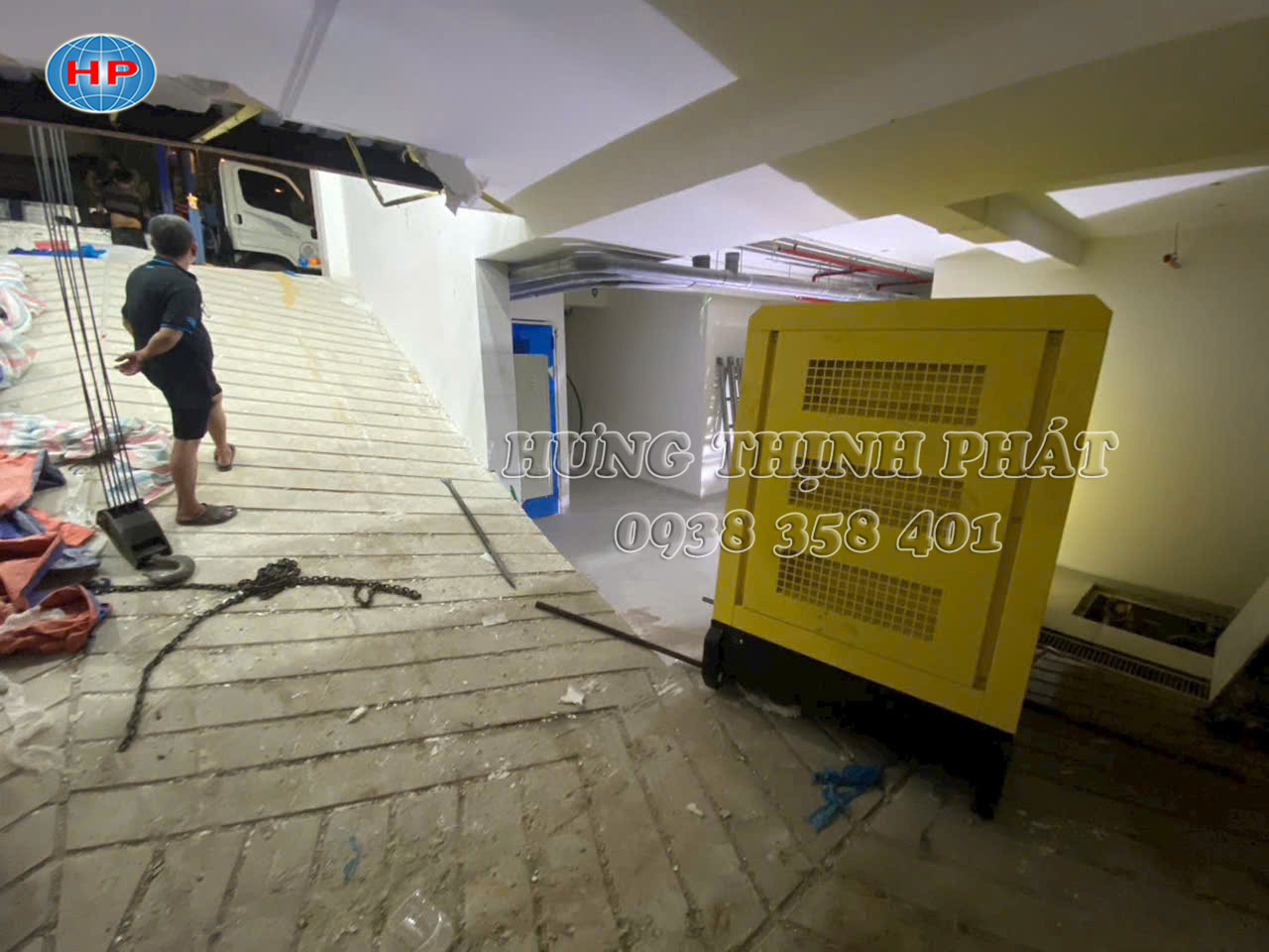 vận chuyển máy phát điện Cummins 200kVA đến công trình