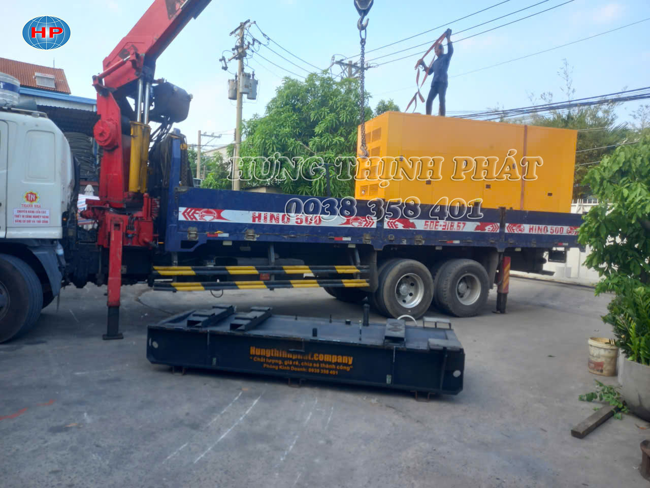 vận chuyển máy phát điện Cummins 550kVA đến nhà máy bia