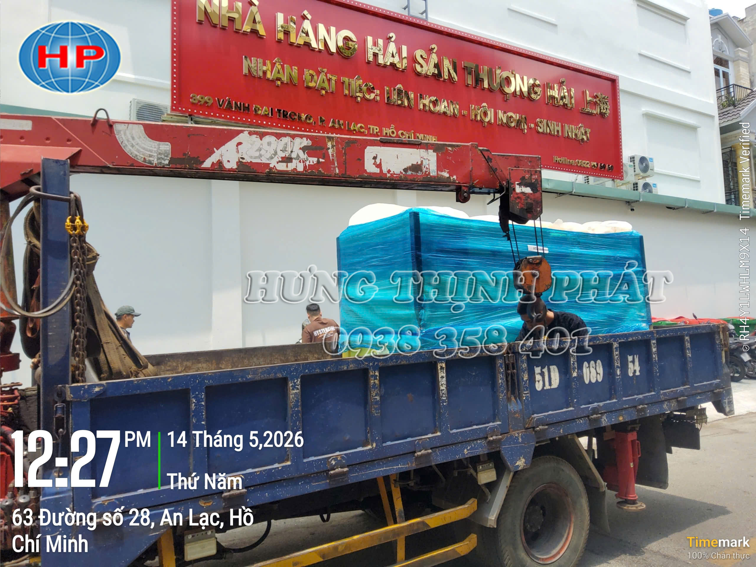 vận chuyển máy phát điện Ricardo 125kVA đến nhà hàng