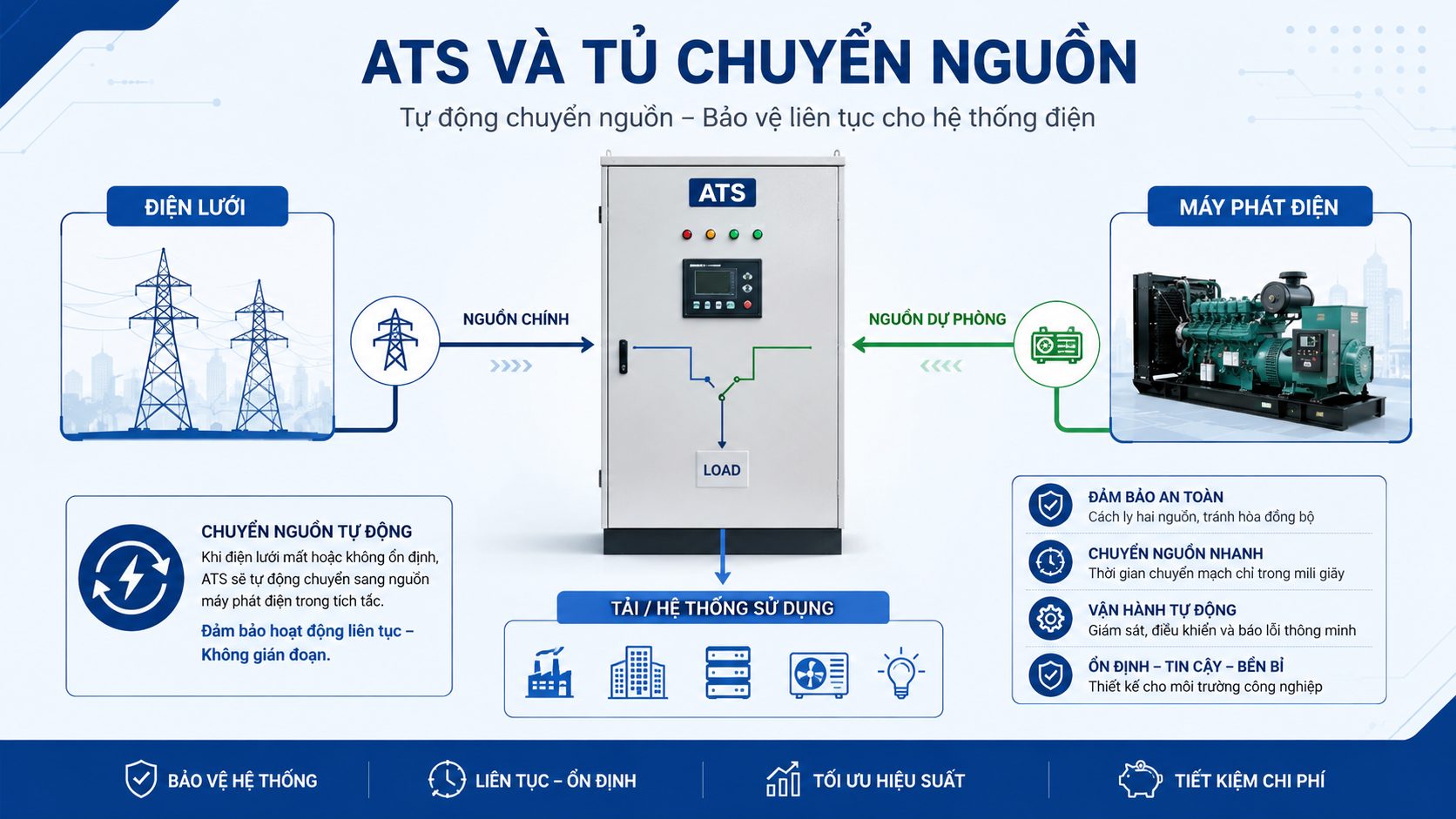 Tổng chi phí sở hữu máy phát điện