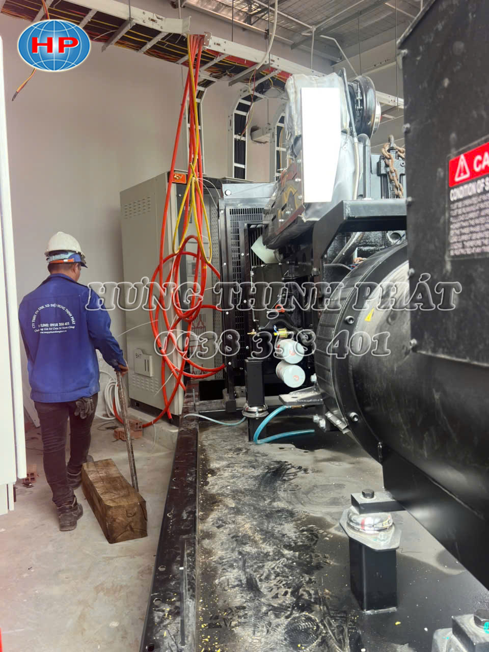 Máy phát điện Ricardo 350kVA tại Siêu thị GO! Lấp Vò