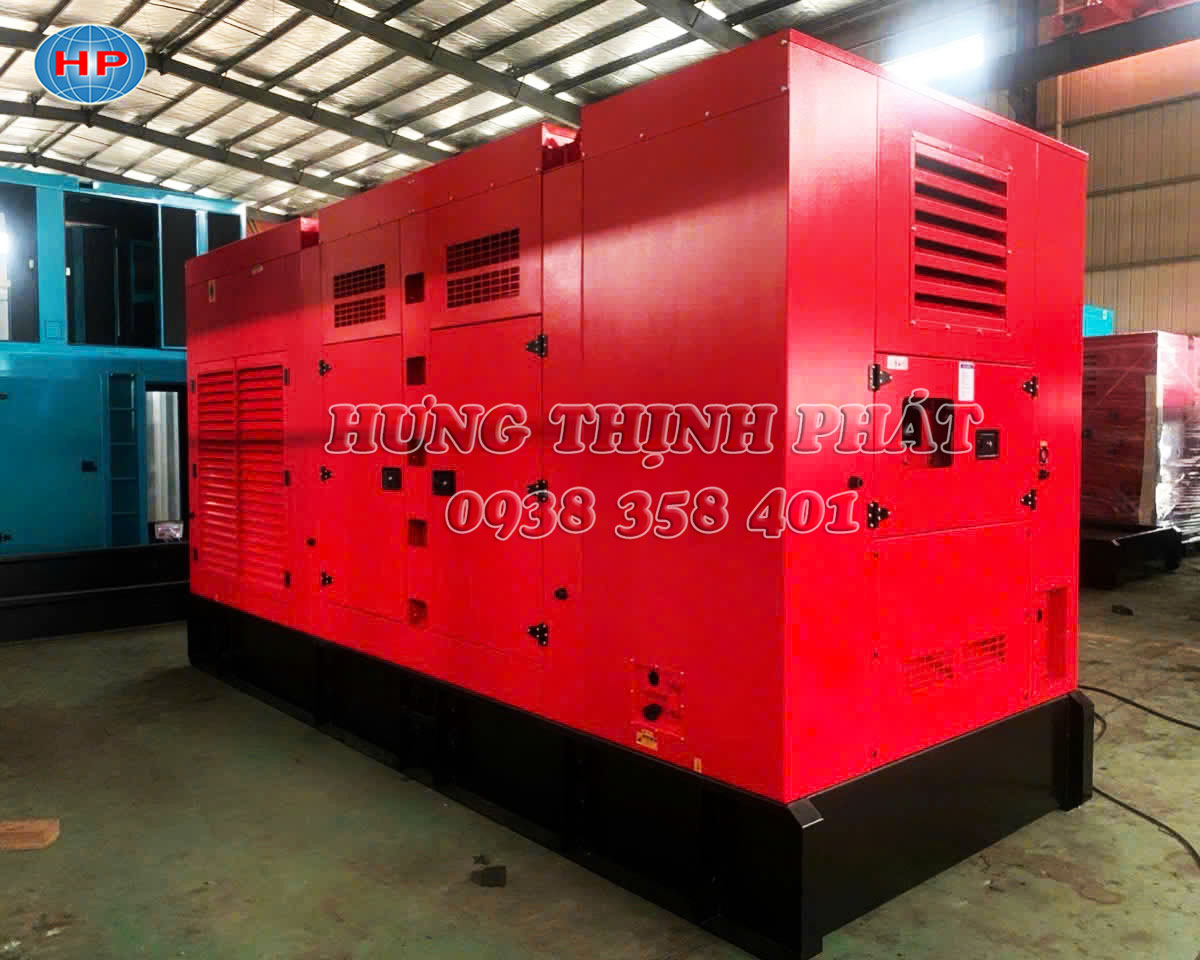 Máy phát điện doosan vỏ cách âm